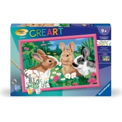 CreArt Kids 31x21cm : Lapins dans le pre - Ravensburger