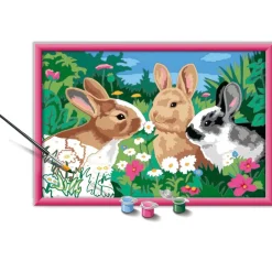 CreArt Kids 31x21cm : Lapins dans le pre - Ravensburger