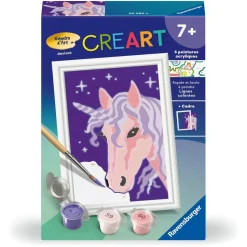 CreArt Kids 8x12cm : Licorne à criniere violette - Ravensburger