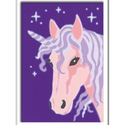 CreArt Kids 8x12cm : Licorne à criniere violette - Ravensburger