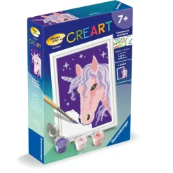 CreArt Kids 8x12cm : Licorne à criniere violette - Ravensburger