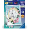 CreArt Kids 18x24cm : Licorne fleurie - Ravensburger