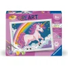 CreArt Kids 18x24cm : Licorne Neon - Ravensburger