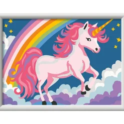 CreArt Kids 18x24cm : Licorne Neon - Ravensburger