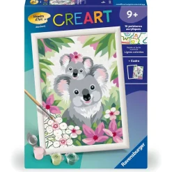 CreArt Kids 18x24cm : Maman koala et son bebe - Ravensburger