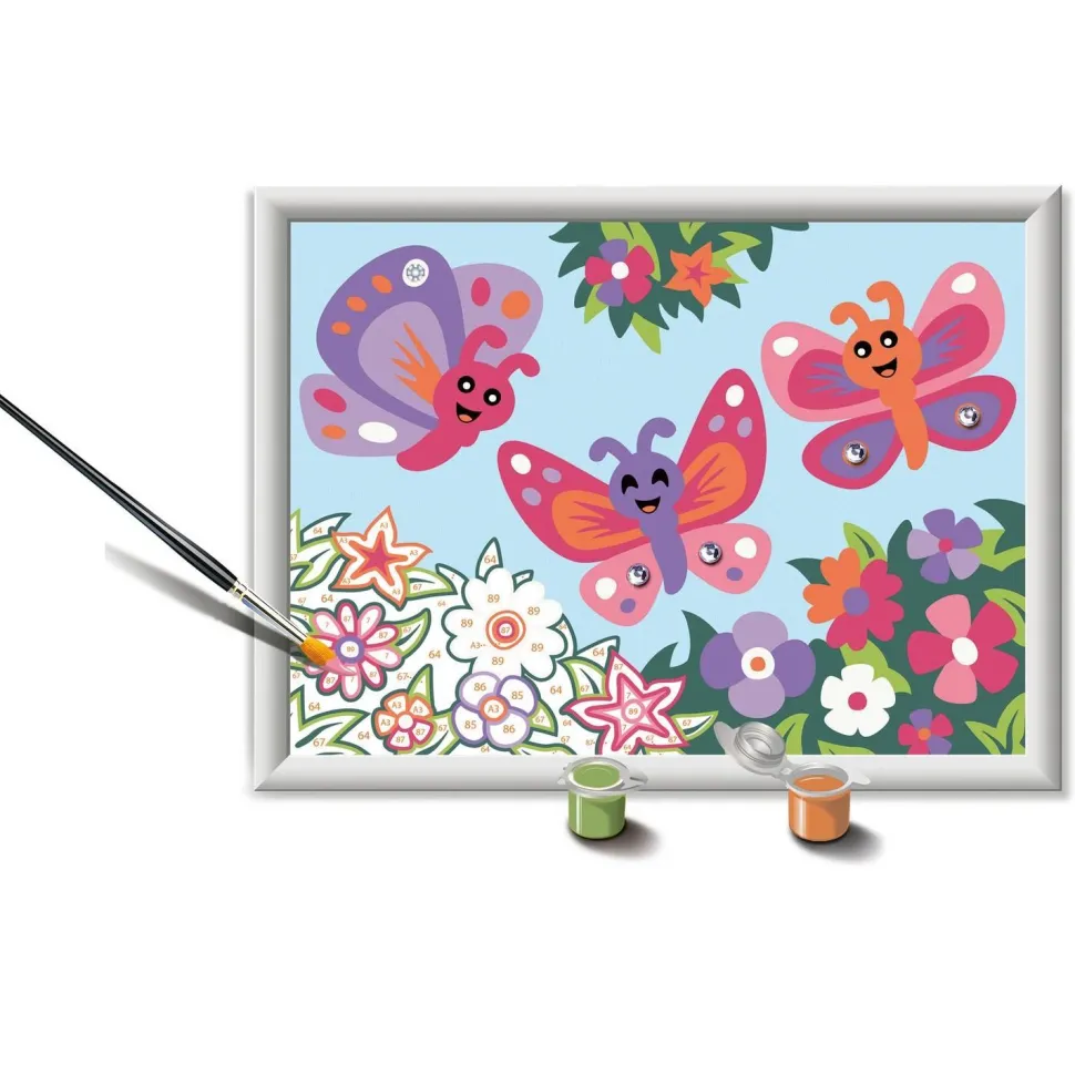 CreArt Kids 13x18cm : Papillons joyeux - Ravensburger