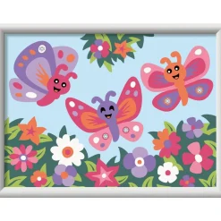 CreArt Kids 13x18cm : Papillons joyeux - Ravensburger