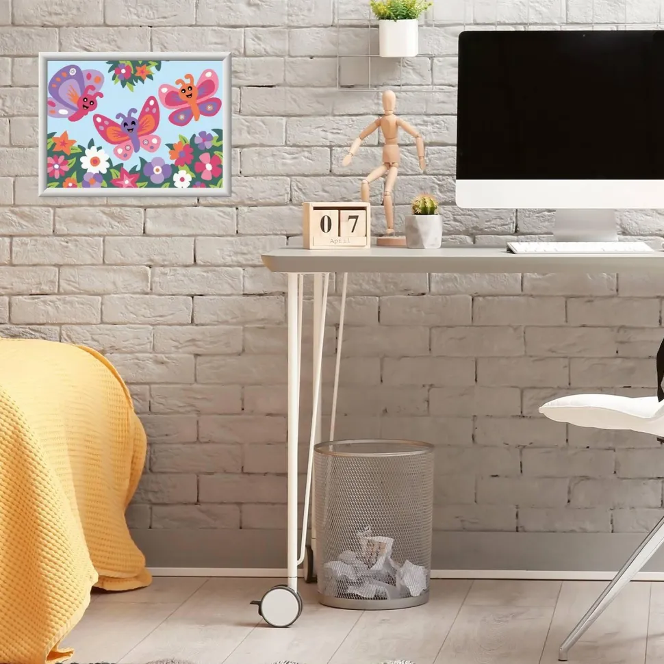 CreArt Kids 13x18cm : Papillons joyeux - Ravensburger