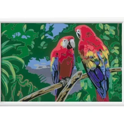 CreArt Kids 31x21cm : Perroquets colores - Ravensburger