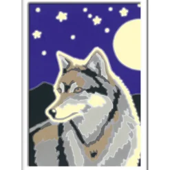 CreArt Kids 8x12cm : Portrait dun loup - Ravensburger