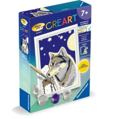 CreArt Kids 8x12cm : Portrait dun loup - Ravensburger