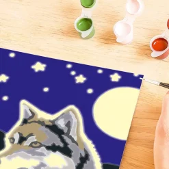 CreArt Kids 8x12cm : Portrait dun loup - Ravensburger