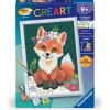 CreArt Kids 18x24cm : Renard fleuri - Ravensburger