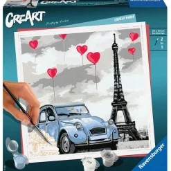 CreArt Peinture au numéro : Format Carré : Paris - Ravensburger