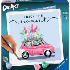 CreArt Peinture au numéro : Carré - Enjoy the moment - Ravensburger