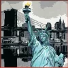 CreArt Peinture au numéro : Carré - New York City - Ravensburger