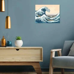 CreArt Peinture au numéro : Grand Format : La Grande Vague - Ravensburger