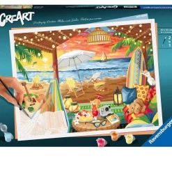 CreArt Peinture au numéro : Grand Format : Cozy Cabana - Ravensburger