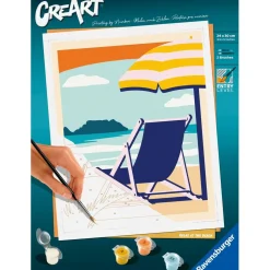 CreArt 24x30cm : Relax at the Beach - Ravensburger