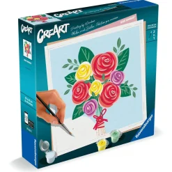 CreArt 20x20cm : Rose Bouquet - Ravensburger
