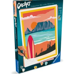 CreArt 30x40cm : Sunset at the Beach - Ravensburger