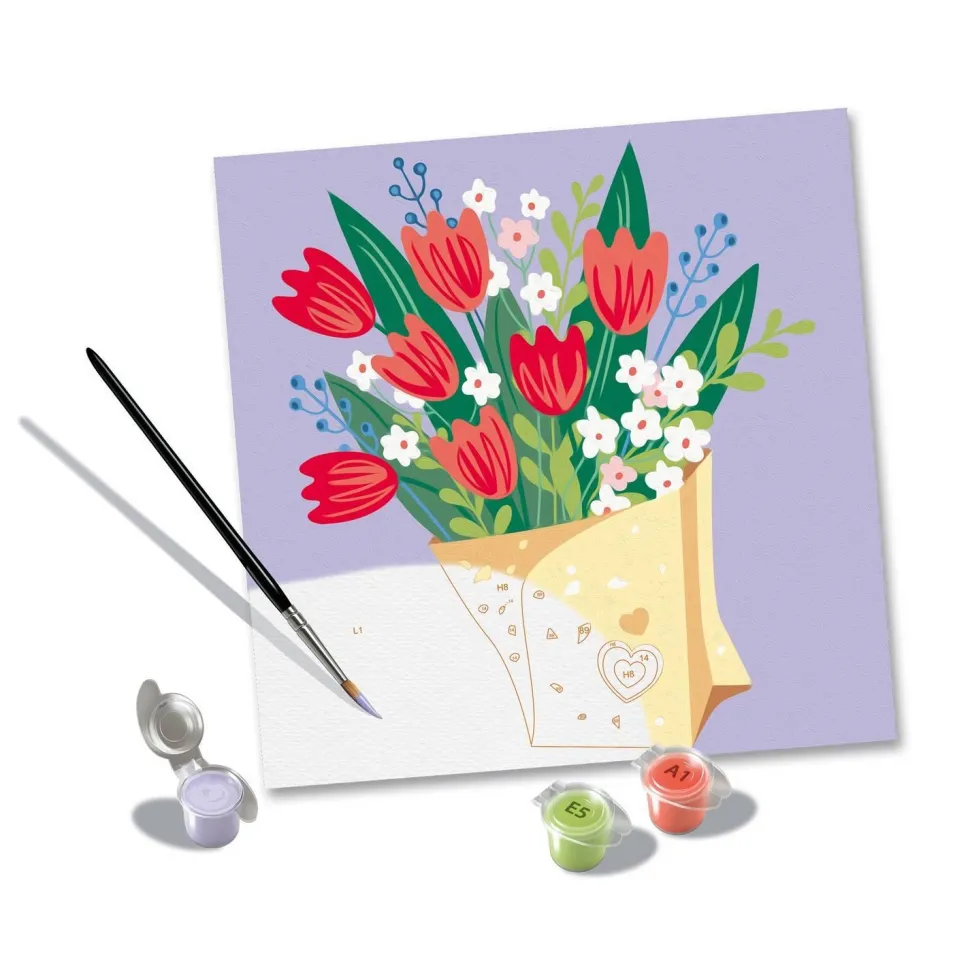 CreArt 20x20cm : Tulip Bouquet - Ravensburger