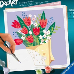 CreArt 20x20cm : Tulip Bouquet - Ravensburger