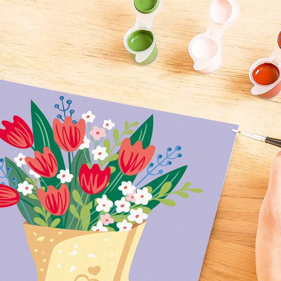 CreArt 20x20cm : Tulip Bouquet - Ravensburger