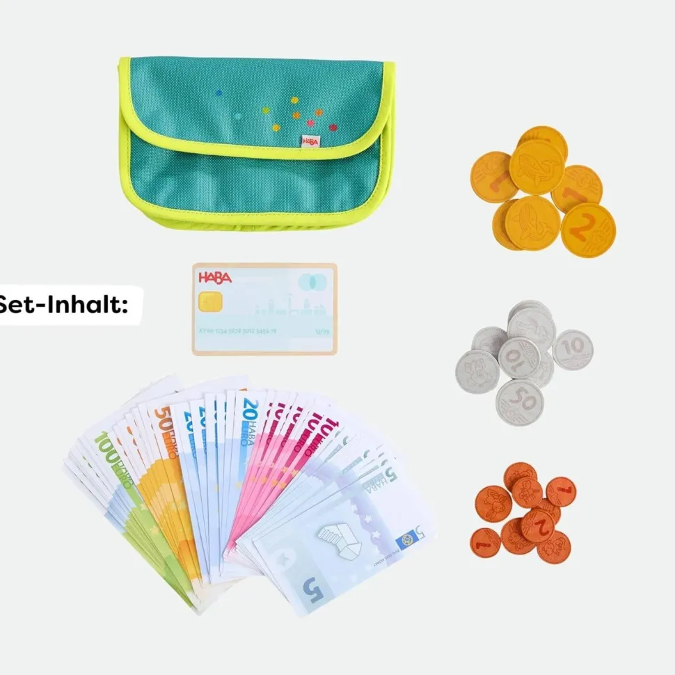 Creative Play - Argent factice avec porte-monnaie - Haba