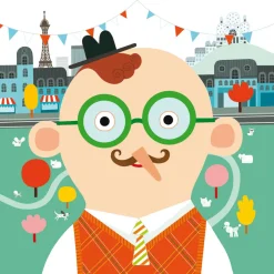 Créer avec des stickers : Tous différents - Djeco