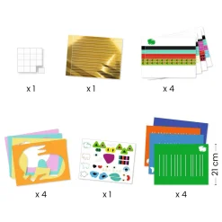 Créer avec du papier : Devant-derrière- devant - Djeco