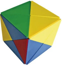 Cube magnétique de 24 pces avec 21 cartes de modèles - Eduplay