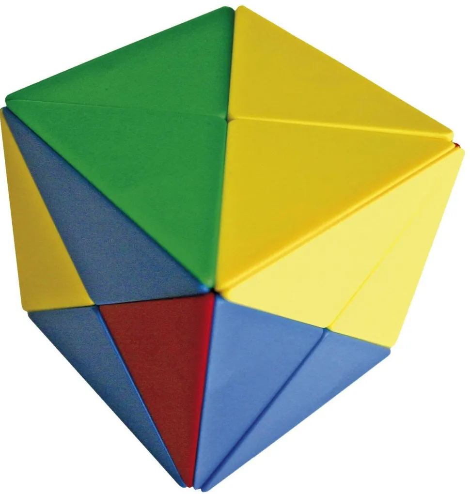 Cube magnétique de 24 pces avec 21 cartes de modèles - Eduplay