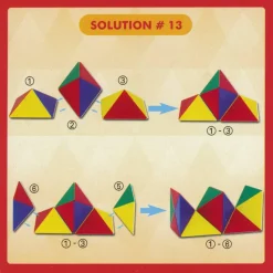 Cube magnétique de 24 pces avec 21 cartes de modèles - Eduplay