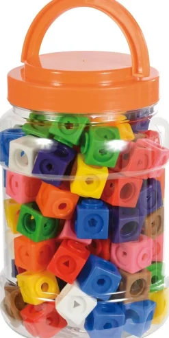 Cubes à clipser 2 x 2 x 2 cm, set de 100 pces - Eduplay