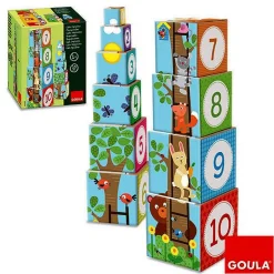 Cubes à empiler Forêt - Goula