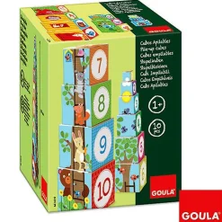 Cubes à empiler Forêt - Goula