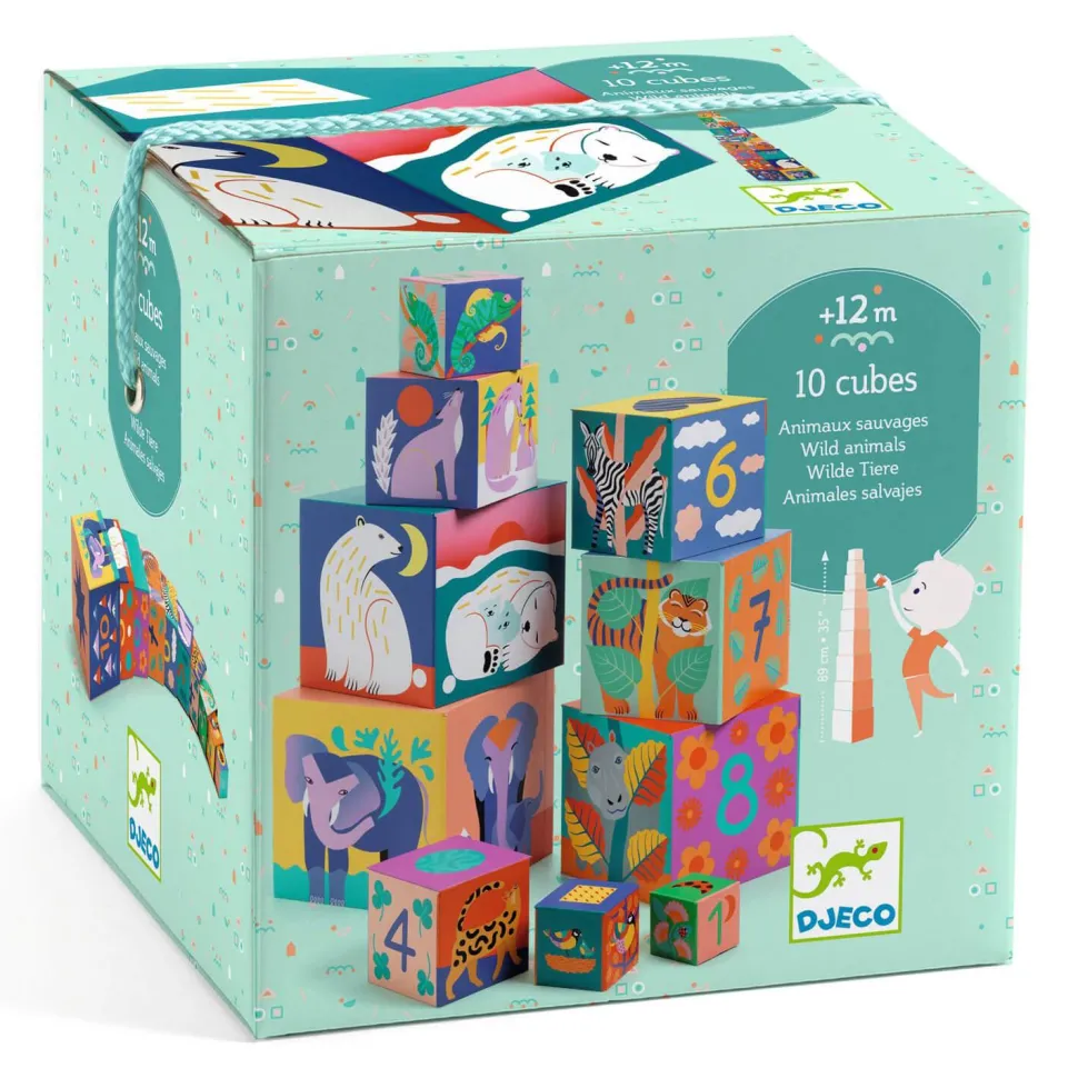 Cubes Animaux sauvages - Djeco