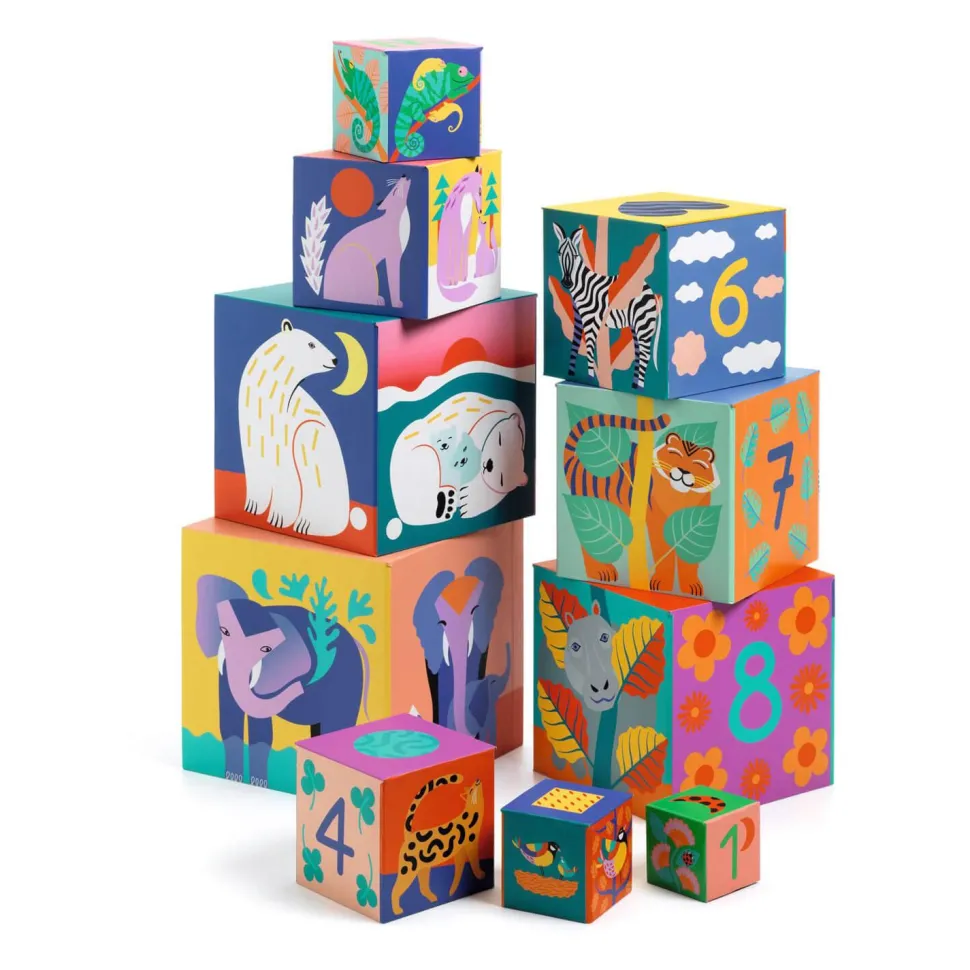 Cubes Animaux sauvages - Djeco