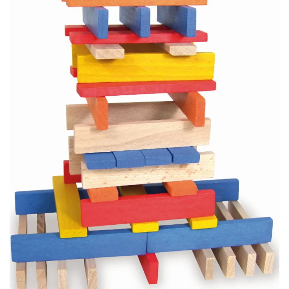 Cubes de construction : Batibloc couleur 100 pièces - Vilac