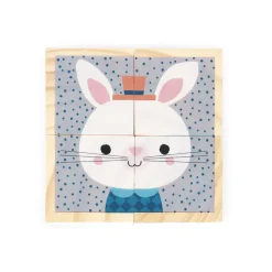 Cubes en bois : Mes Premiers Cubes : Portraits de la forêt - Janod