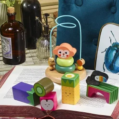 Cubes sonores en bois : fruits - Andy Westface - Vilac