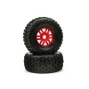 DBOOTS 'Fortress' Tire Set Glued (Red) (2pcs) - ARRma
