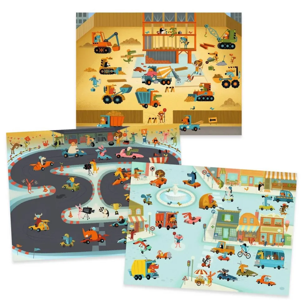 Décalcomanies : Asphalte - LES PETITS CADEAUX DES GRANDS - Djeco