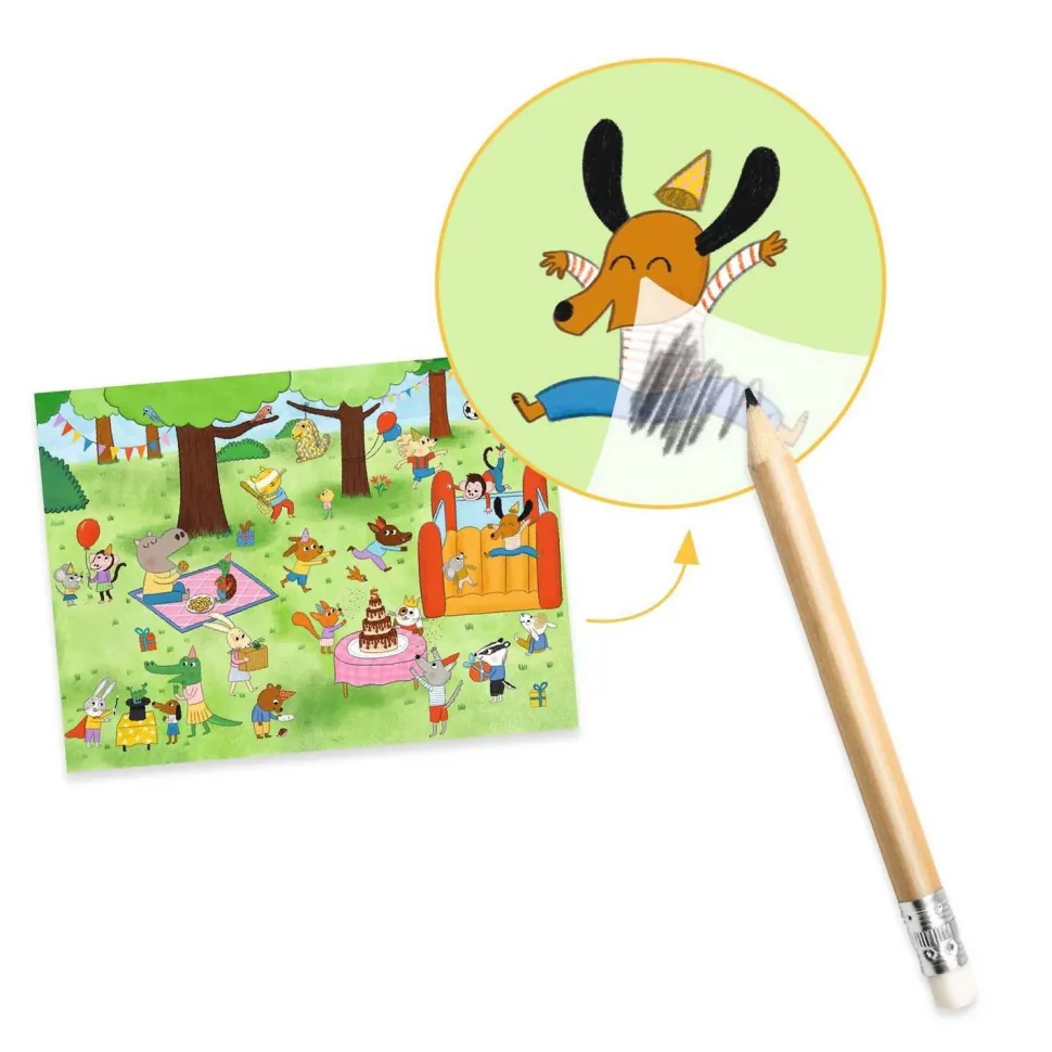 Décalcomanies : C'est la fête - LES PETITS CADEAUX DES GRANDS - Djeco