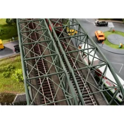 Décor ferroviaire - Pont en arc, 2 voies - Faller