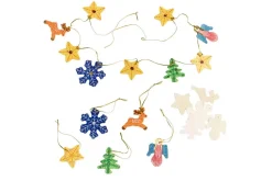 Décorations de Noël en bois set de 50 - Eduplay