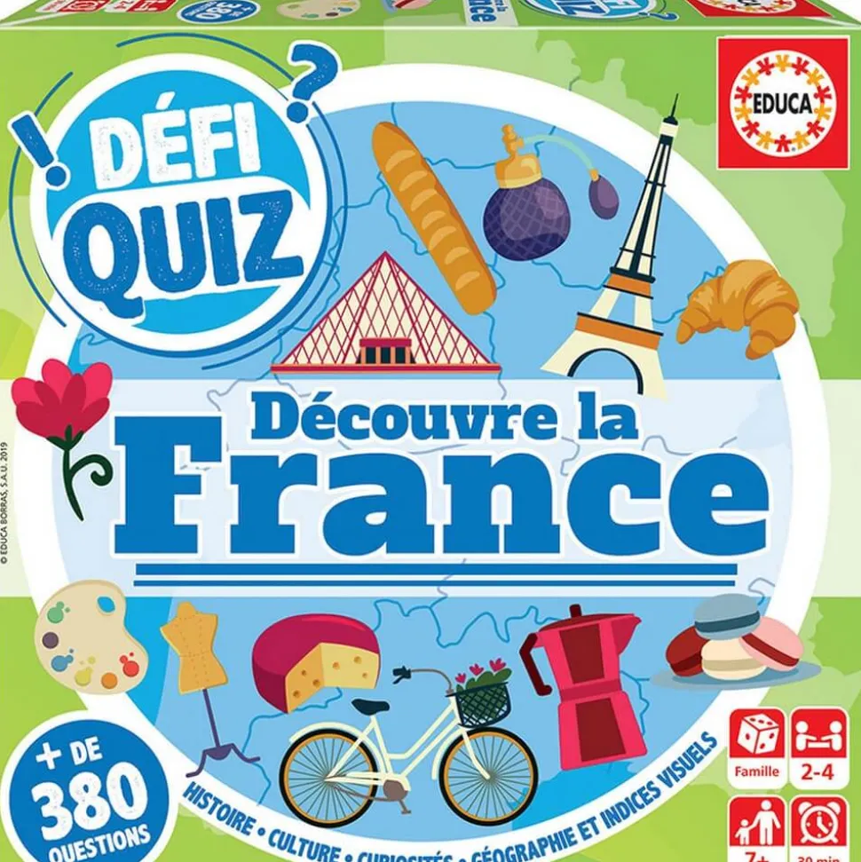 Defi Quiz - Voyage en France - Educa