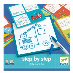Dessins pas à pas : Arthur & Co - Djeco