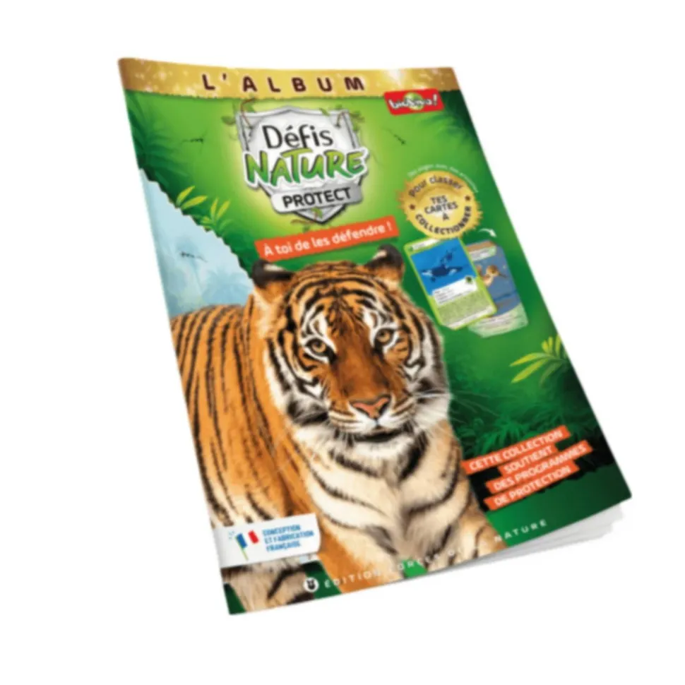 Défis Nature protect : Album rangement tigre - Bioviva